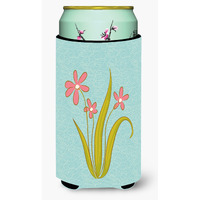 "Caroline's Treasures Flowers Decorative Can Hugger, Tall Boy, Multicolor"