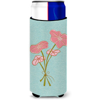 "Caroline's Treasures Bunch of Flowers Decorative Can Hugger, Slim, Multicolor"
