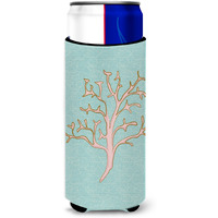 "Caroline's Treasures Coral Artwork Decorative Can Hugger, Slim, Multicolor"