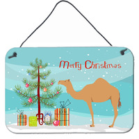 "Caroline's Treasures Arabian Camel Dromedary Christmas Metal Print, 8"" x 12"""