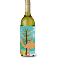 "Caroline's Treasures Arabian Camel Dromedary Christmas Decorative Bottle Hugger, 750ml, Multicolor"