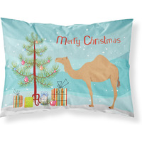 "Caroline's Treasures Arabian Camel Dromedary Christmas Pillowcase, Standard, Multicolor"