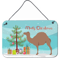 "Caroline's Treasures F1 Hybrid Camel Christmas Metal Print, 8"" x 12"""