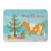 "Caroline's Treasures Guernsey Cow Christmas Floor Mat, 19"" x 27"", Multicolor"