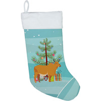 "Caroline's Treasures Zebu Indicine Cow christmas-stockings, Multicolor"