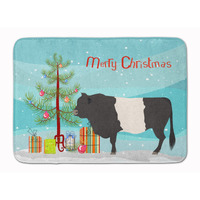 "Caroline's Treasures Belted Galloway Cow Christmas Floor Mat, 19"" x 27"", Multicolor"