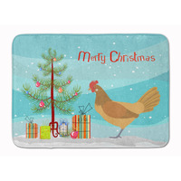 "Caroline's Treasures Frisian Friesian Chicken Christmas Floor Mat, 19"" x 27"", Multicolor"