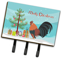 "Caroline's Treasures Dutch Bantam Chicken Christmas Wall Hook, Triple, Multicolor"