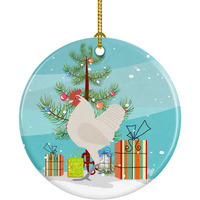 Caroline's Treasures German Langshan Chicken Christmas Ceramic Ornament
