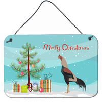"Caroline's Treasures Kulang Chicken Christmas Metal Print, 8"" x 12"""