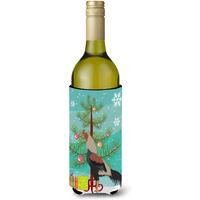 "Caroline's Treasures Kulang Chicken Christmas Decorative Bottle Hugger, 750ml, Multicolor"