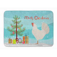 "Caroline's Treasures Leghorn Chicken Christmas Floor Mat, 19"" x 27"", Multicolor"