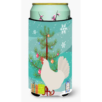 "Caroline's Treasures Leghorn Chicken Christmas Decorative Can Hugger, Tall, Multicolor"