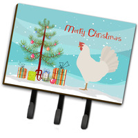 "Caroline's Treasures Leghorn Chicken Christmas Wall Hook, Triple"
