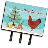 "Caroline's Treasures New Hampshire Red Chicken Christmas Wall Hook, Triple, Multicolor"