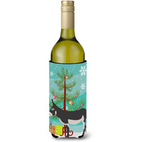 "Caroline's Treasures American Mammoth Jack Donkey Christmas Decorative Bottle Hugger, 750ml, Multicolor"