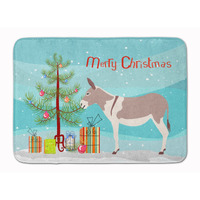 "Caroline's Treasures Australian Teamster Donkey Christmas Floor Mat, 19"" x 27"", Multicolor"
