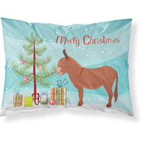 "Caroline's Treasures Irish Donkey Christmas Pillowcase, Standard, Multicolor"