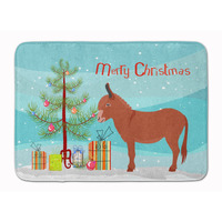 "Caroline's Treasures Irish Donkey Christmas Floor Mat, 19"" x 27"", Multicolor"