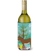 "Caroline's Treasures Cotentin Donkey Christmas Decorative Bottle Hugger, 750ml, Multicolor"