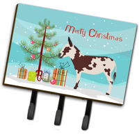 "Caroline's Treasures American Spotted Donkey Christmas Wall Hook, Triple, Multicolor"