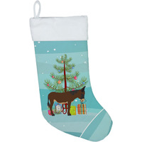 "Caroline's Treasures Zamorano-Leones Donkey christmas-stockings, Multicolor"