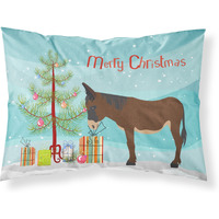 "Caroline's Treasures Zamorano-Leones Donkey Christmas Pillowcase, Standard, Multicolor"