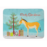 "Caroline's Treasures Turkmenian Kulan Donkey Christmas Floor Mat, 19"" x 27"", Multicolor"