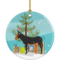 Caroline's Treasures Catalan Donkey Christmas Ceramic Ornament