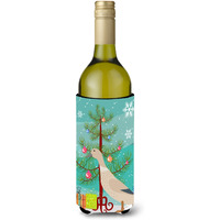 "Caroline's Treasures West Harlequin Duck Christmas Decorative Bottle Hugger, 750ml, Multicolor"