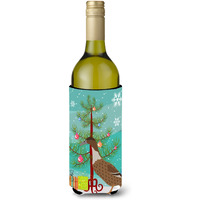 "Caroline's Treasures Dutch Hook Bill Duck Christmas Decorative Bottle Hugger, 750ml, Multicolor"