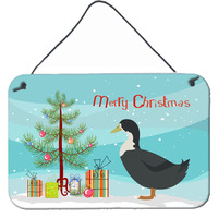 "Caroline's Treasures Blue Swedish Duck Christmas Metal Print, 8"" x 12"""