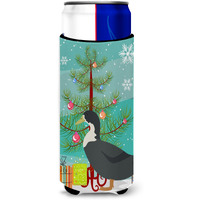 "Caroline's Treasures Blue Swedish Duck Christmas Decorative Can Hugger, Slim, Multicolor"