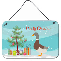 "Caroline's Treasures Saxony Sachsenente Duck Christmas Metal Print, 8"" x 12"""