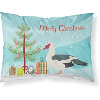 "Caroline's Treasures Muscovy Duck Christmas Pillowcase, Standard, Multicolor"