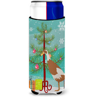 "Caroline's Treasures Indian Runner Duck Christmas Decorative Can Hugger, Slim, Multicolor"