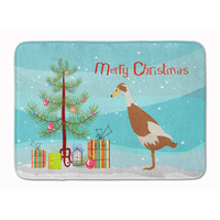 "Caroline's Treasures Indian Runner Duck Christmas Floor Mat, 19"" x 27"", Multicolor"