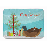 "Caroline's Treasures Khaki Campbell Duck Christmas Floor Mat, 19"" x 27"", Multicolor"