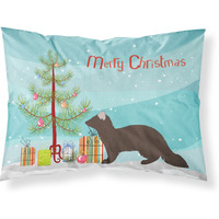 "Caroline's Treasures Sable Marten Christmas Pillowcase, Standard, Multicolor"