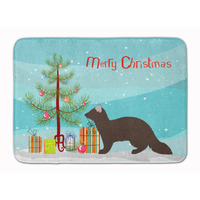 "Caroline's Treasures Sable Marten Christmas Floor Mat, 19"" x 27"", Multicolor"