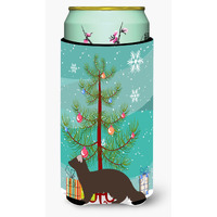 "Caroline's Treasures Sable Marten Christmas Decorative Can Hugger, Tall, Multicolor"