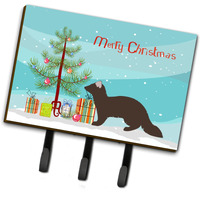 "Caroline's Treasures Sable Marten Christmas Wall Hook, Triple, Multicolor"