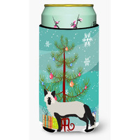 "Caroline's Treasures Silver Fox Christmas Decorative Can Hugger, Tall, Multicolor"