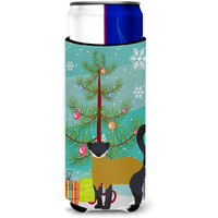 "Caroline's Treasures Yellow-Throated Marten Christmas Decorative Can Hugger, Slim, Multicolor"
