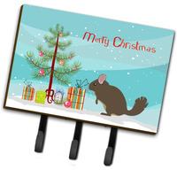 "Caroline's Treasures Chinchilla Christmas Wall Hook, Triple, Multicolor"