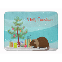 "Caroline's Treasures Coypu Nutria River Rat Christmas Floor Mat, 19"" x 27"", Multicolor"