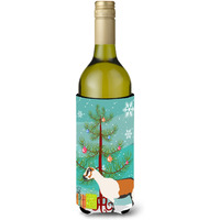 "Caroline's Treasures Alpine Goat Christmas Decorative Bottle Hugger, 750ml, Multicolor"