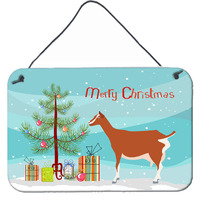 "Caroline's Treasures Toggenburger Goat Christmas Metal Print, 8"" x 12"""
