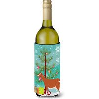 "Caroline's Treasures Toggenburger Goat Christmas Decorative Bottle Hugger, 750ml, Multicolor"