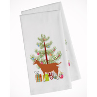 Toggenburger Goat Christmas White Kitchen Towel Set of 2